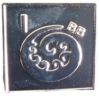 RISC INTEREST SILVER Metal Badge image